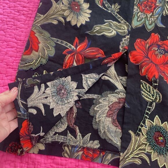 Dolce Apparel beaded/embellished midi length skirt, L - Picture 7 of 8